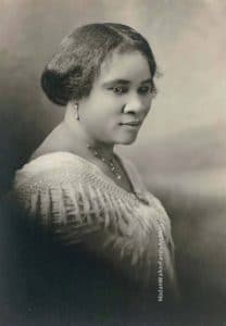 Madam CJ Walker, in a portrait taken circa 1914.