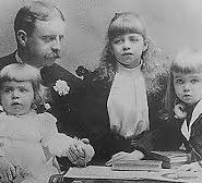 Elliott Roosevelt with his three children