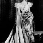 Eleanor Roosevelt on her wedding day